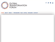 Tablet Screenshot of globaltransformation.com